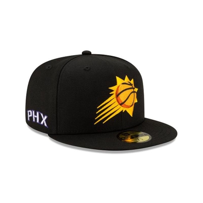 Phoenix Suns Gorra | New Era NBA City Edition Alt 59fifty Fitted Cap Mexico - Negros